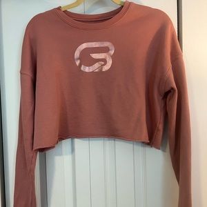 CycleBar cropped sweater, size M.